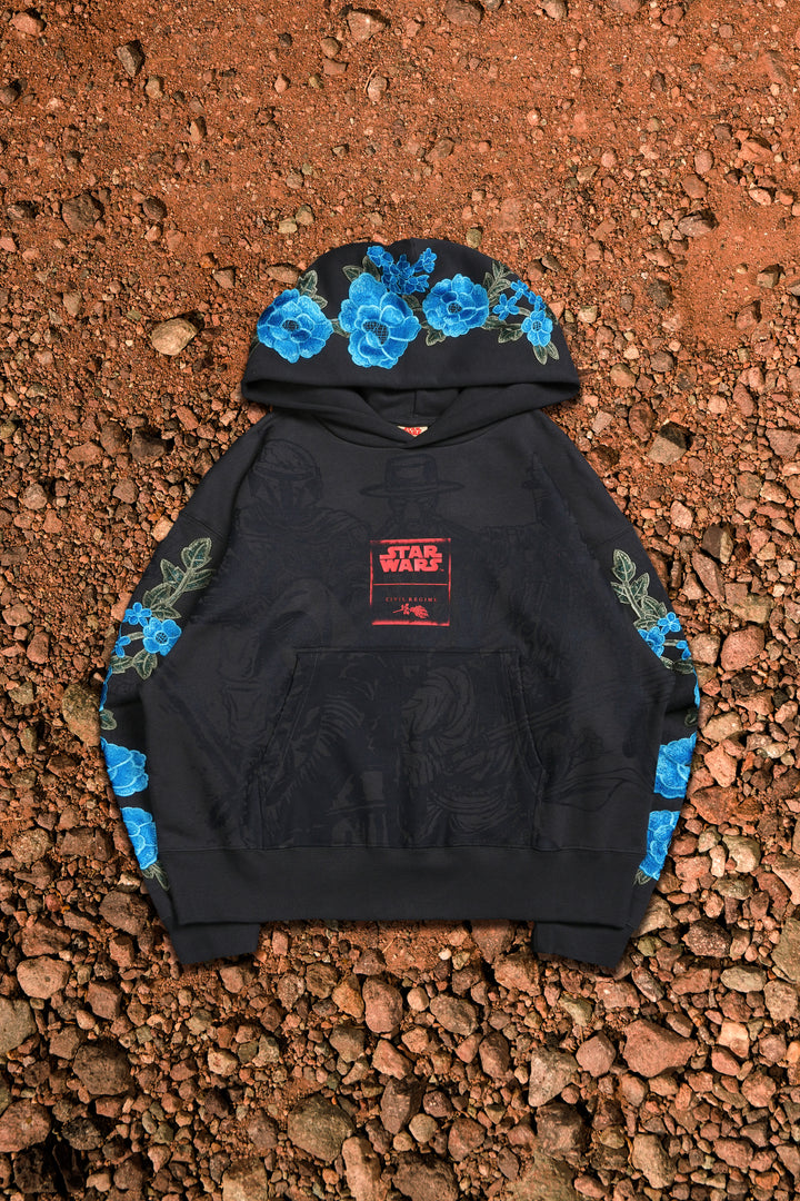 Dirty Money Rose Forever Hoodie in Vintage Ashes