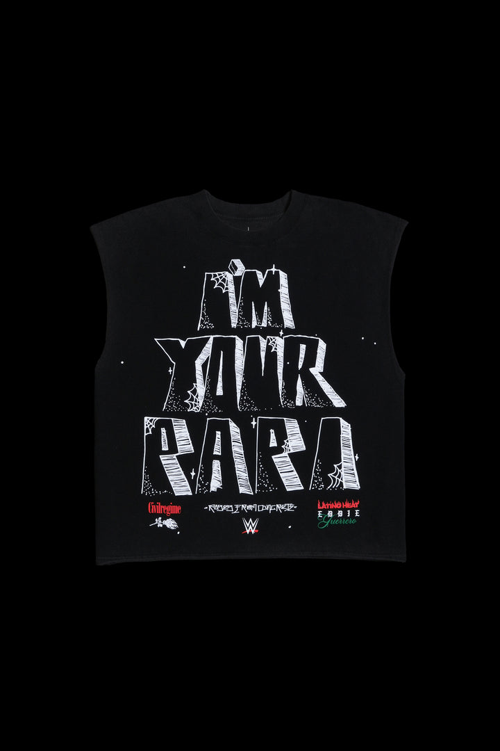 Im Your Papi 199X Muscle Tee in Vintage Black