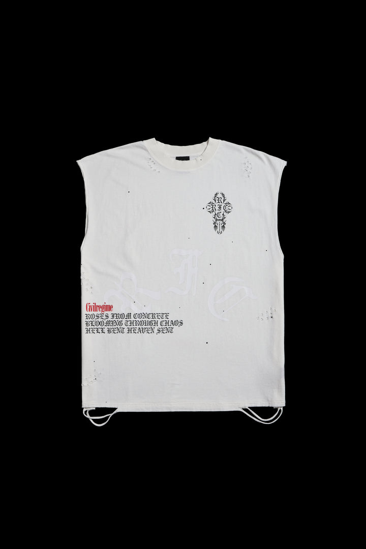 Realm Rising FMR Muscle Tee in Butter