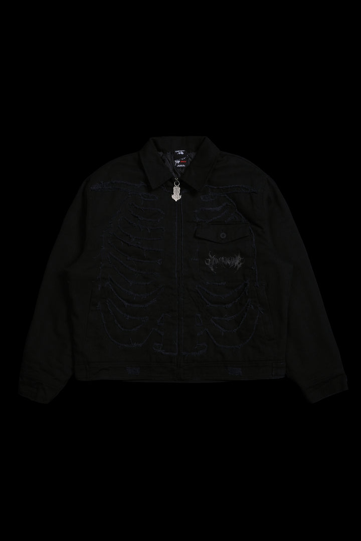 I Have A Dark Secret Work Jacket in Black