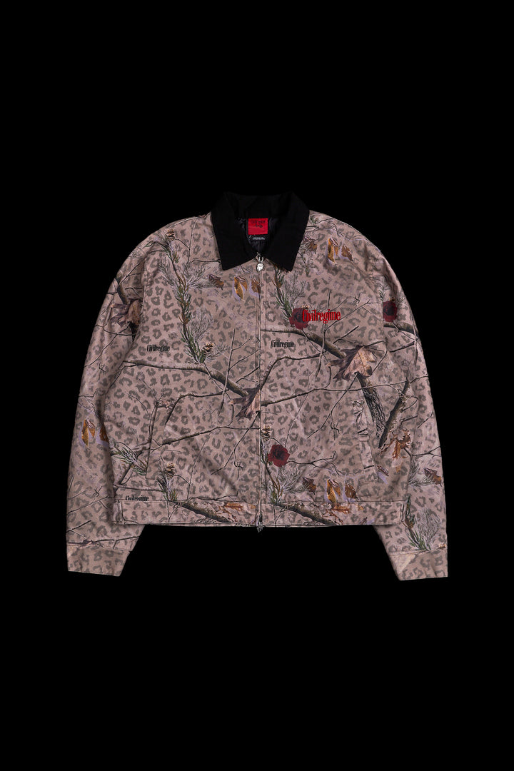 Rise From Concrete Gas Jacket in Real Leopard Camo