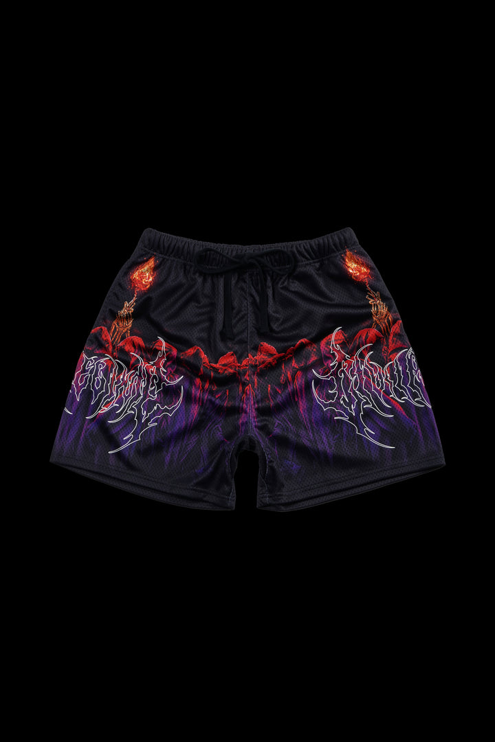 Ritual Part 2 Mesh Shorts in Black