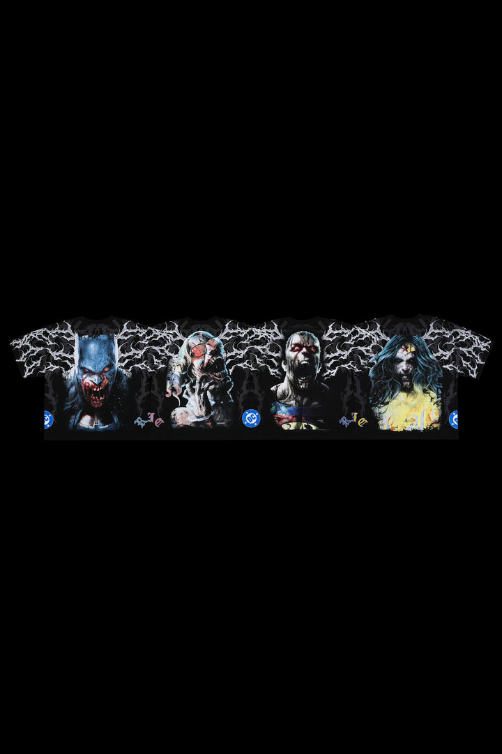Roses Bleed Black Side By Side 199X Tee "Box Set" in Black