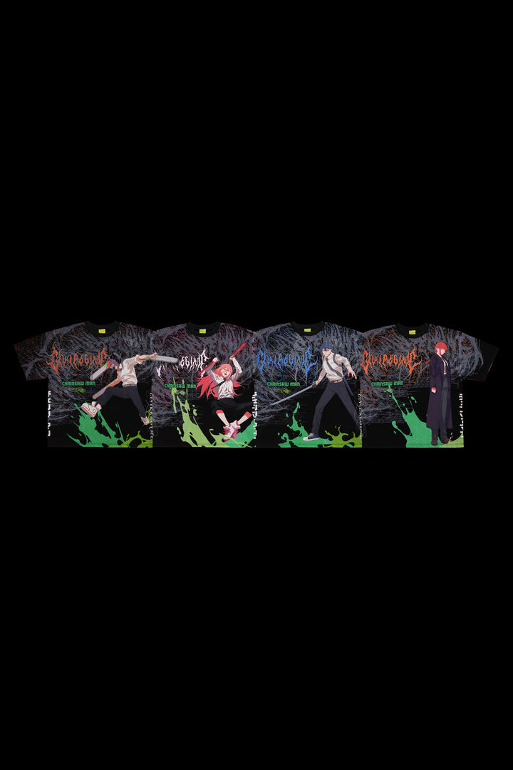 Chainsaw Man SBS 199X Tee "Box Set" in Vintage Black