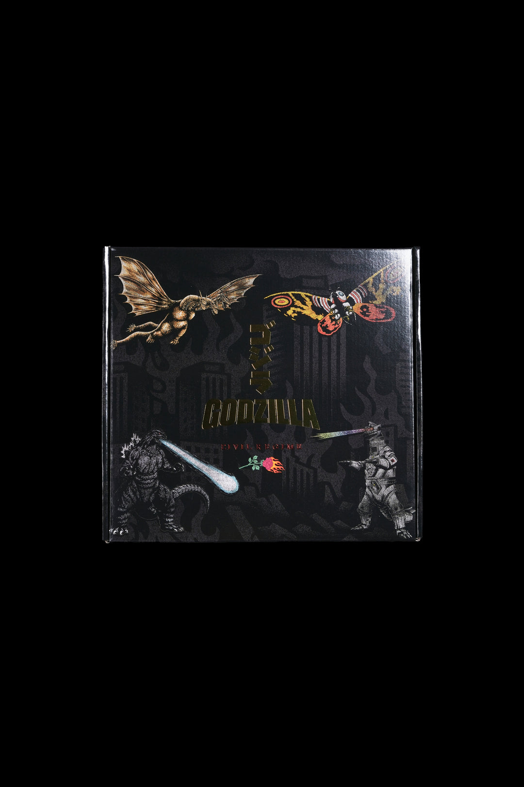 Godzilla Side By Side Everyday DISTRESSED Tee "Box Set" in Black