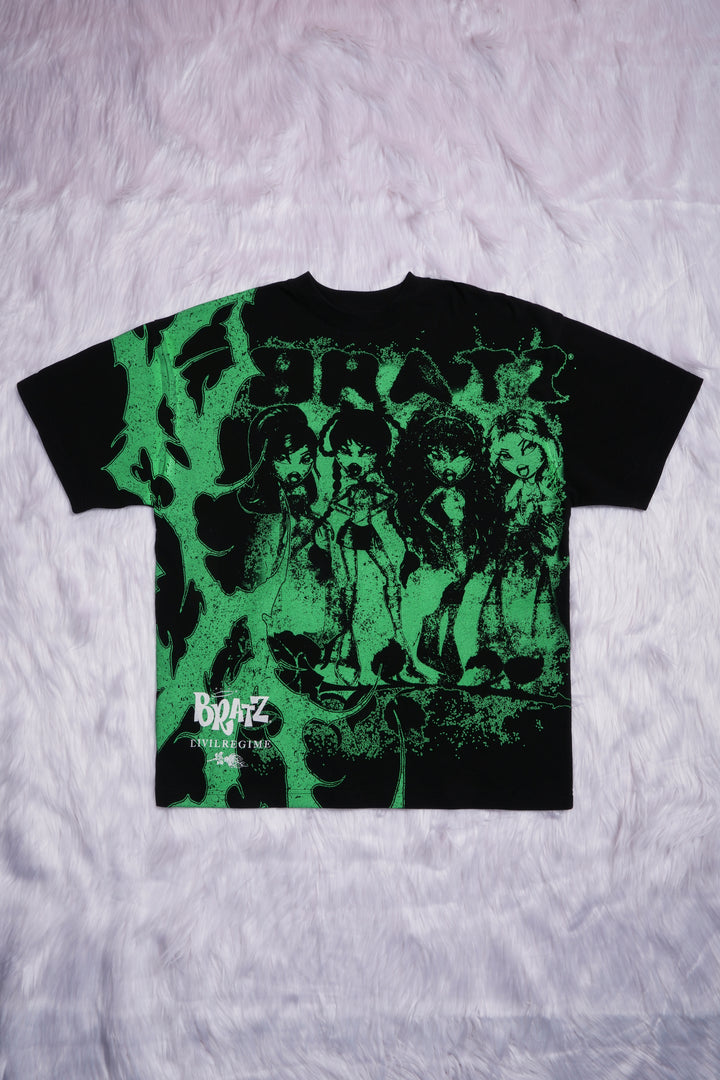 Corrupted American Classic Oversized Tee in Black