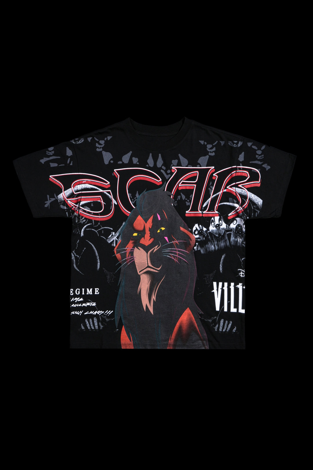 Sire Scar Boxy Tee in Black
