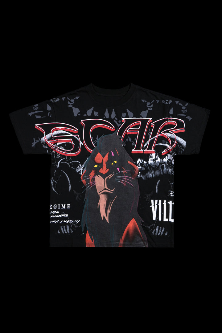 Sire Scar Boxy Tee in Black