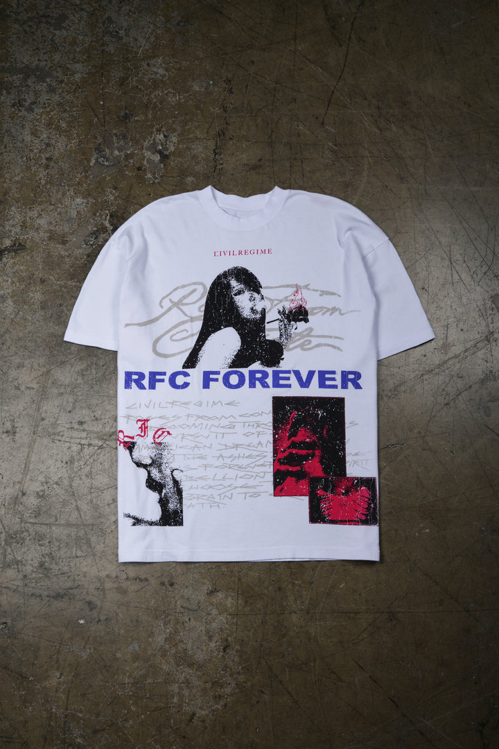 Roses From Lust American Classic Oversized Tee in White