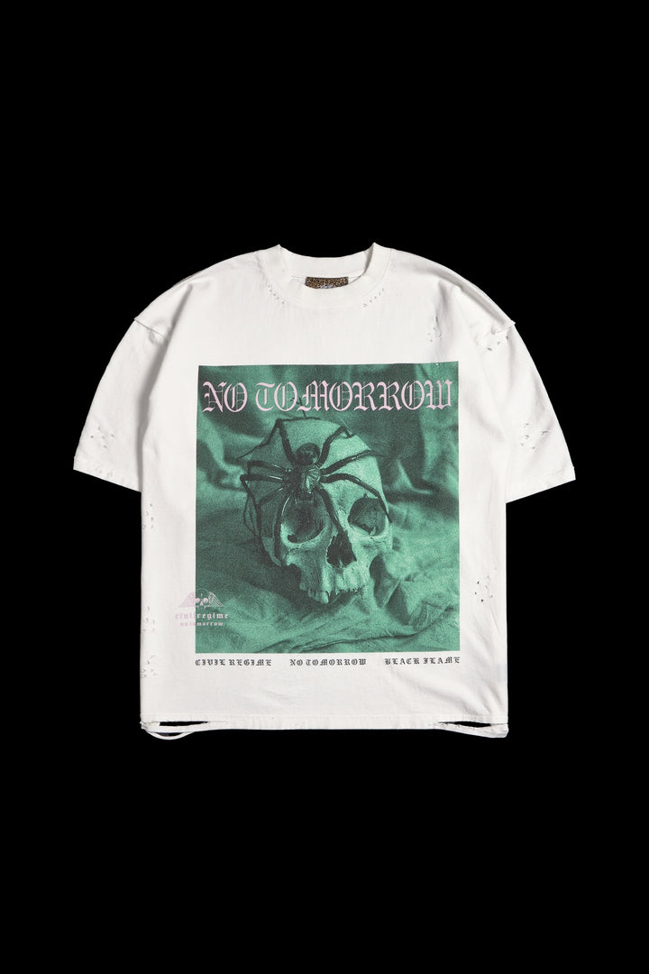 Crawling Out FMR Tee in Bleached Ivory