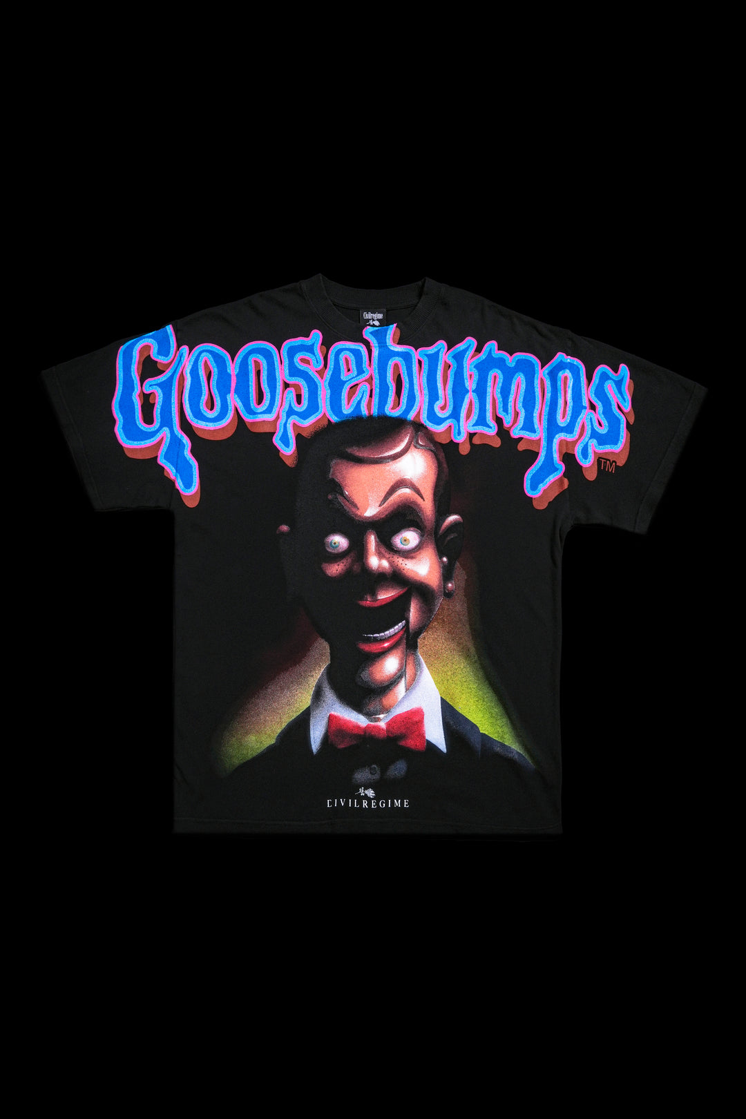 Living Dummy American Classic Oversized Tee in Black
