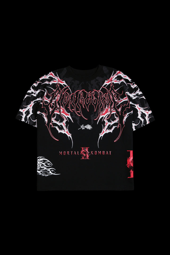 Shao's Chaos "Side By Side" 199X Oversized Tee in Black