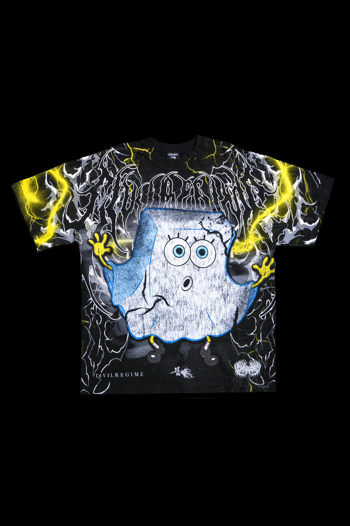 Say Boo American Classic Oversized Tee in Black