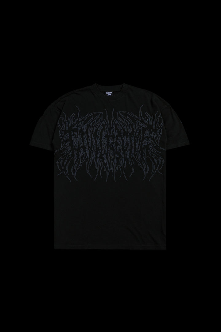 Face Modification American Classic Oversized Tee in Black
