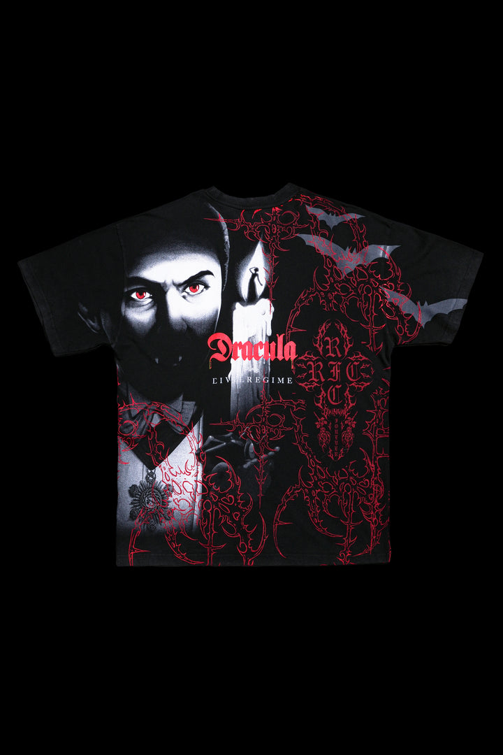 Dracula American Classic Oversized Tee in Vintage Black
