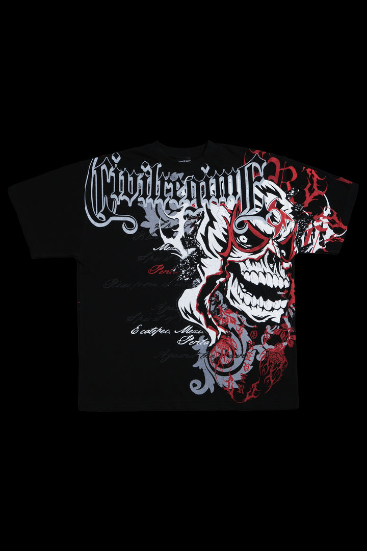 Cero Miedo American Classic Oversized Tee in Black