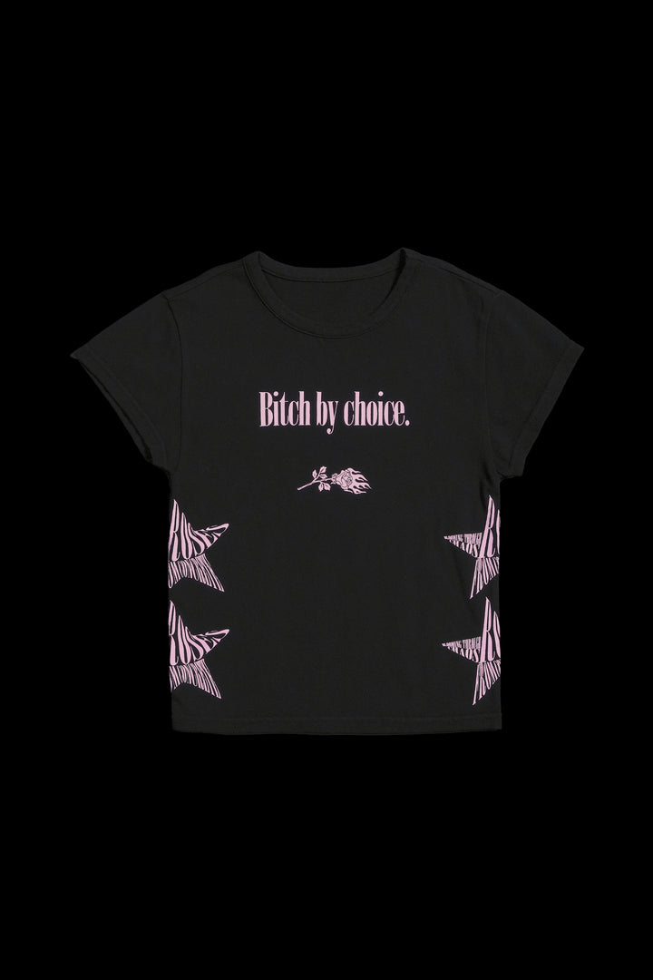 My Choice Baby Tee in Black