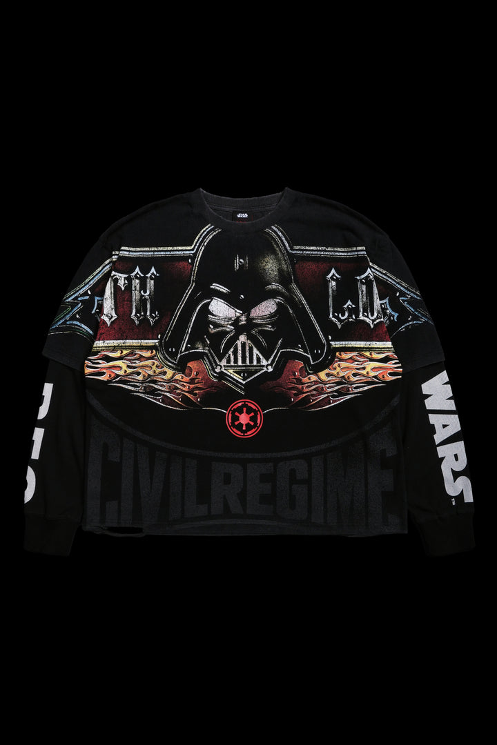 Sith Lord Empite Distressed Twofer in Black/Black