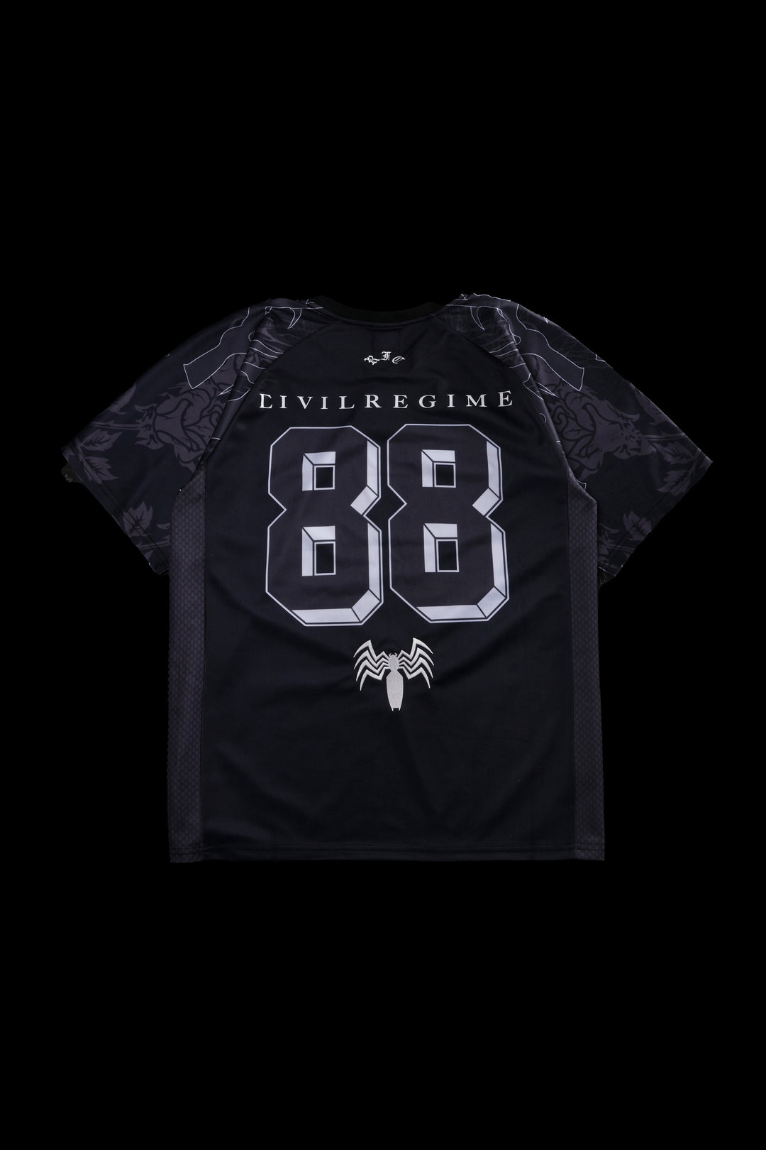 Venom Webs Classic Soccer Jersey in Black