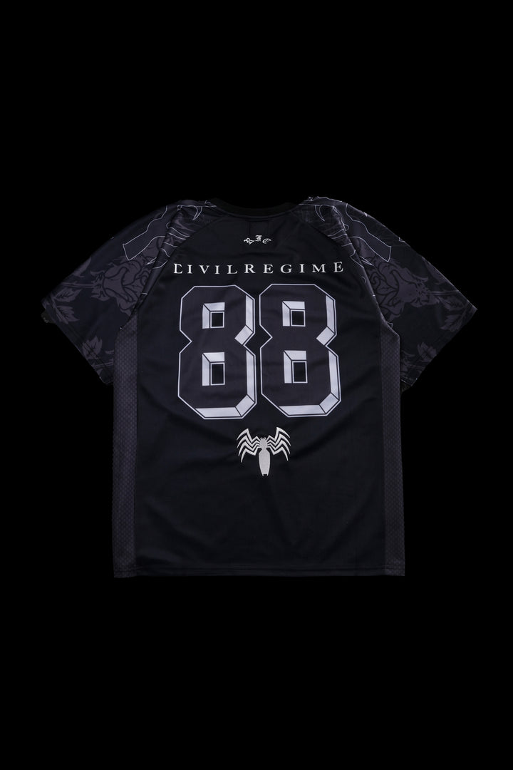 Venom Webs Classic Soccer Jersey in Black