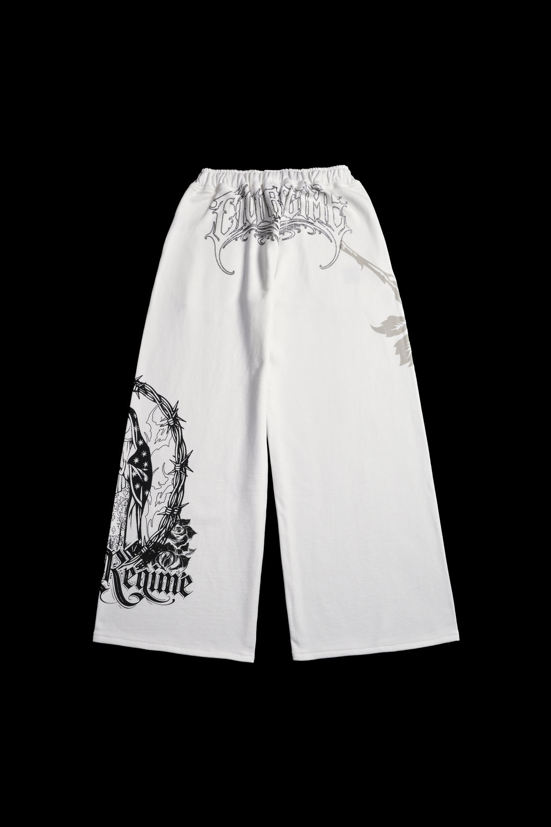 Bloom &amp; Conquer Ultra Wide Leg Pants in White