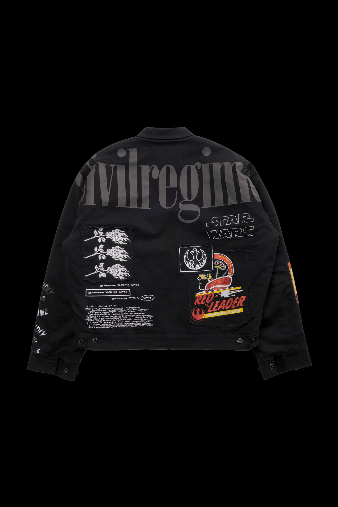 Red Leader Work Jacket in Black