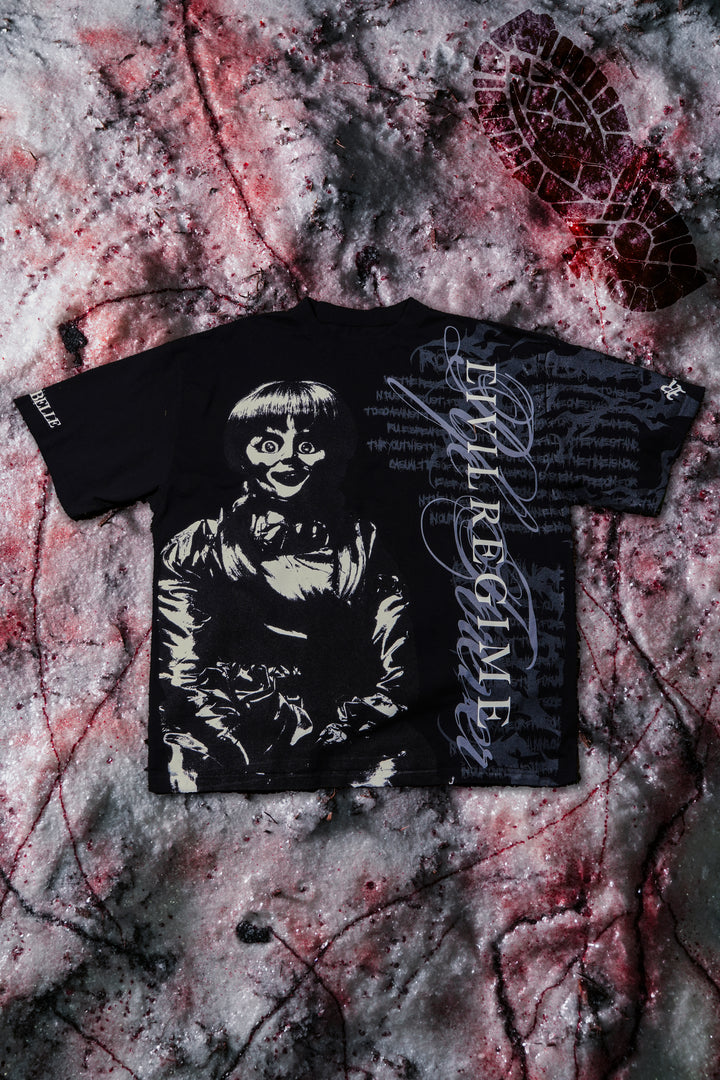 Miss Me? "Side By Side" 199X Oversized Tee in Black