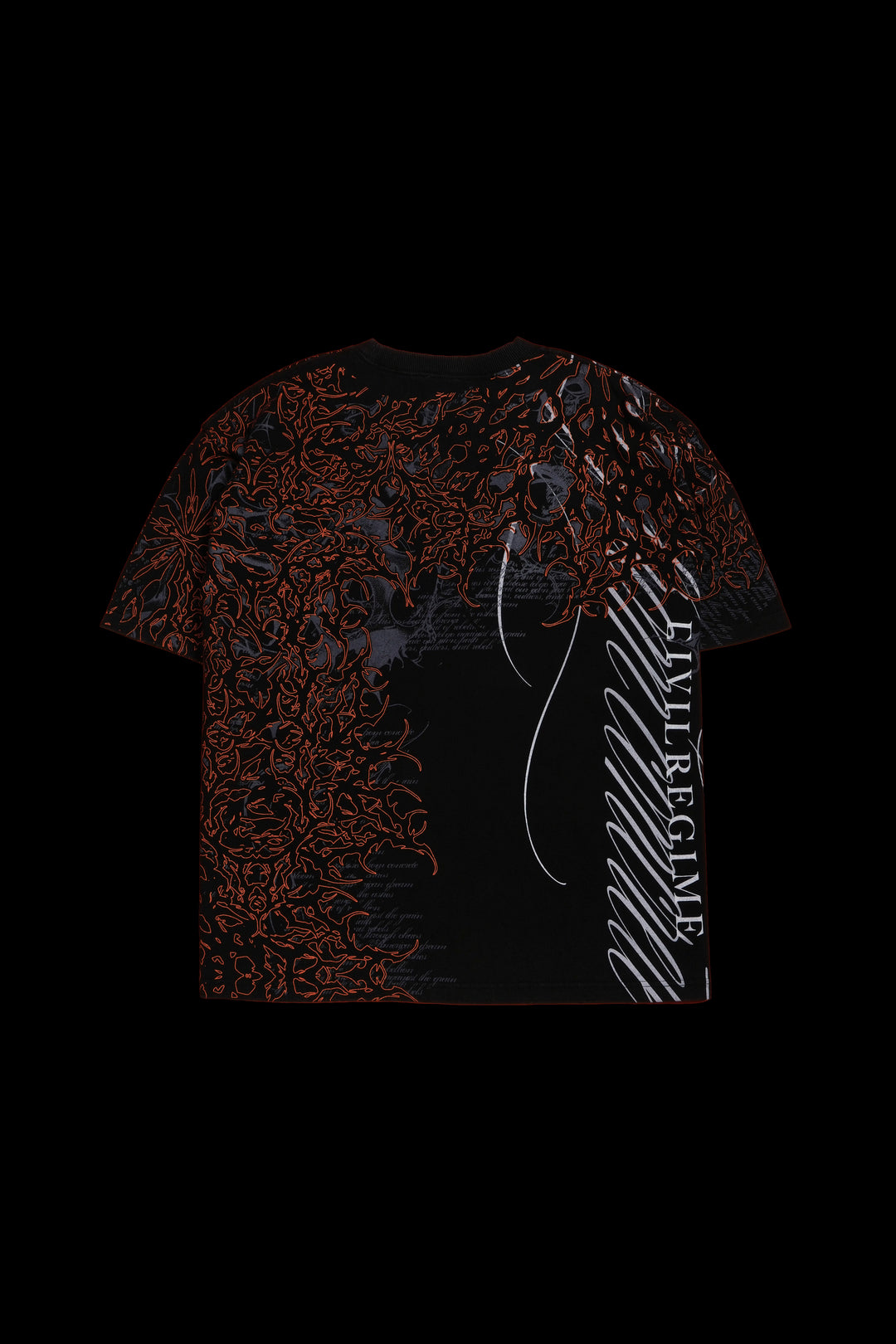 Pochita 199X Oversized Tee in Vintage Black