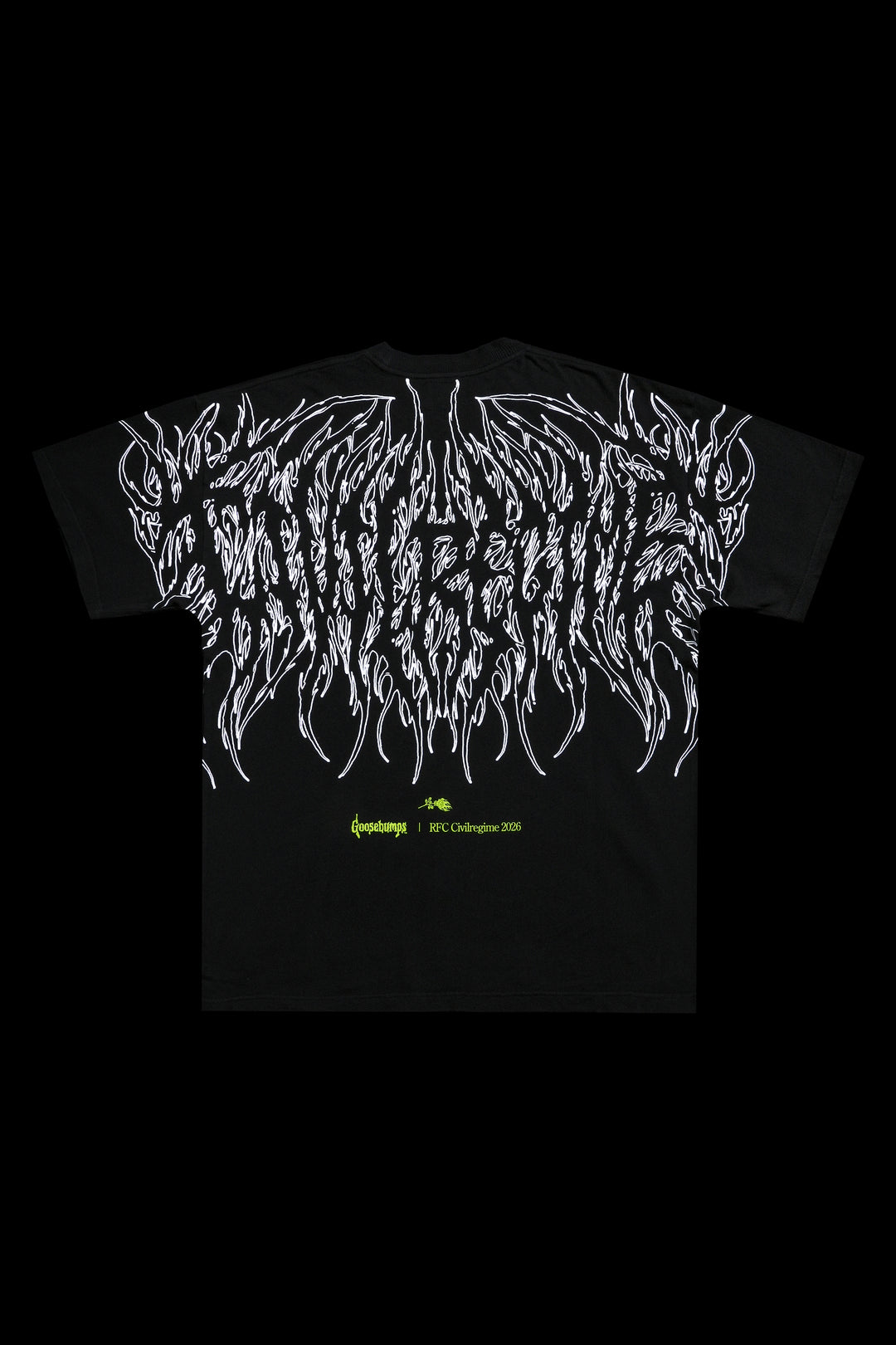 Horrorland American Classic Oversized Tee in Black