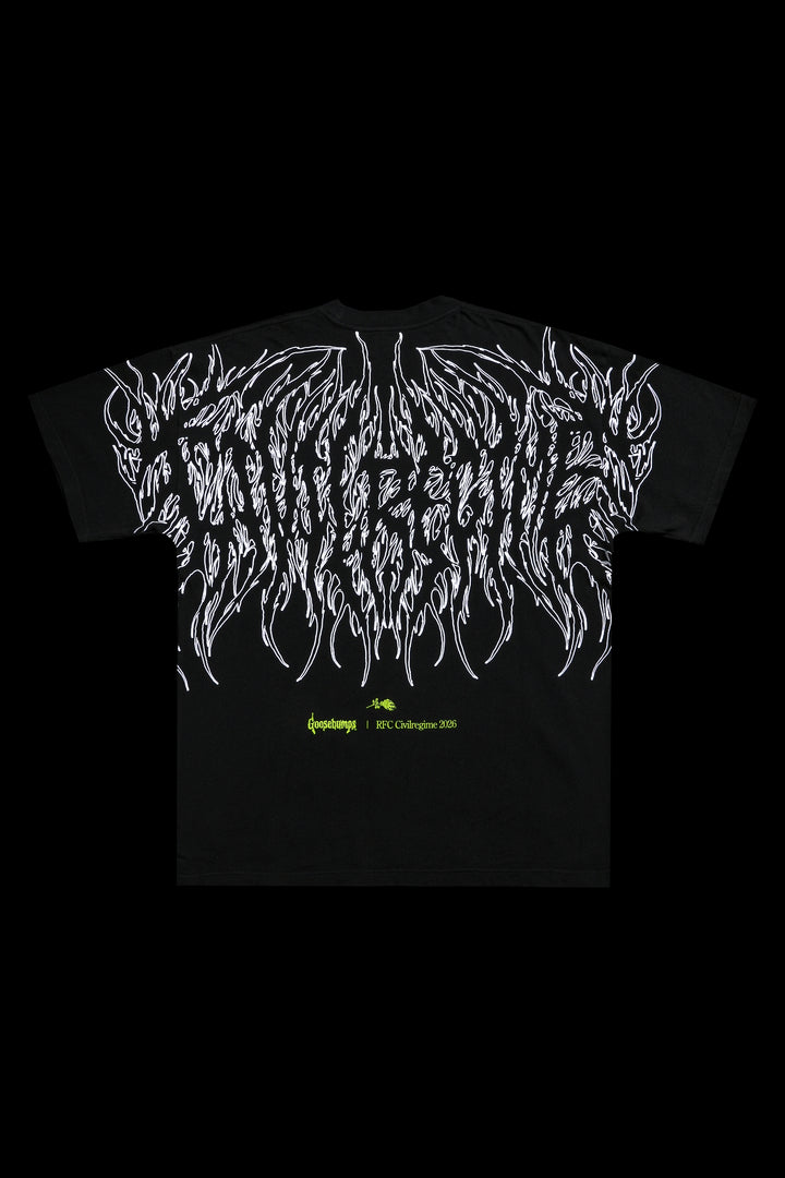 Horrorland American Classic Oversized Tee in Black