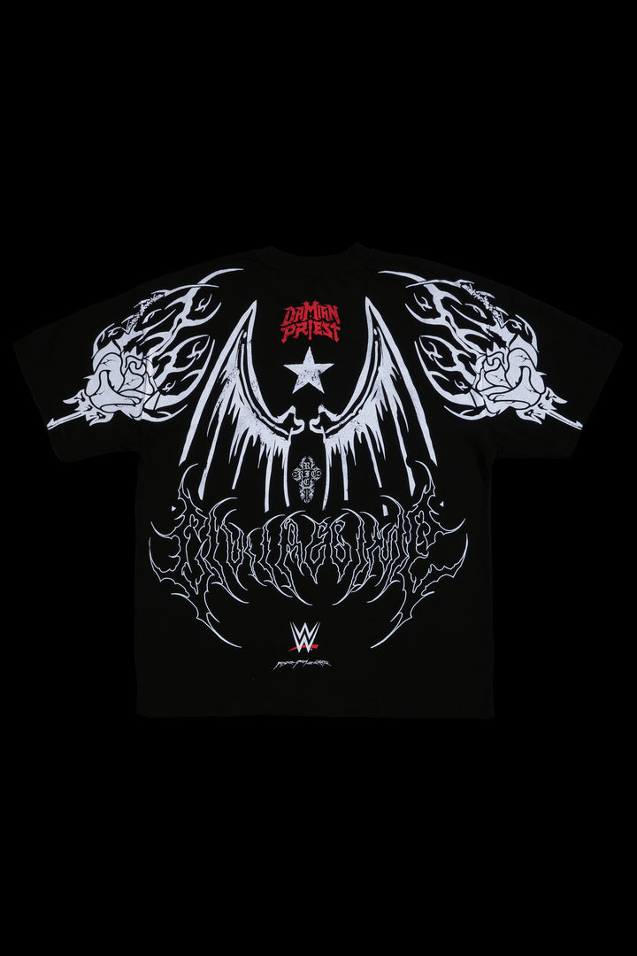Priest's Punishment American Classic Oversized Tee in Black