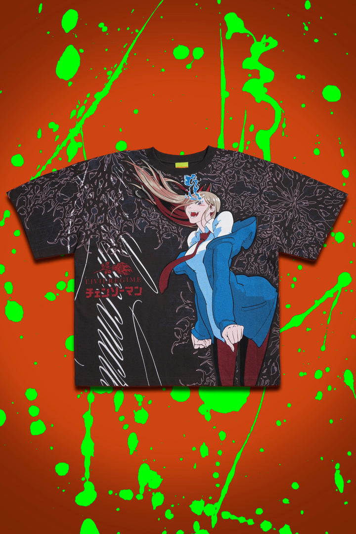 Blood Fiend 199X Oversized Tee in Vintage Ashes