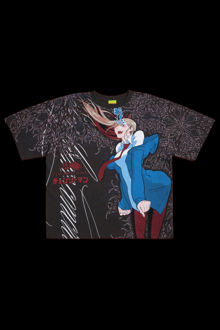 Blood Fiend 199X Oversized Tee in Vintage Ashes
