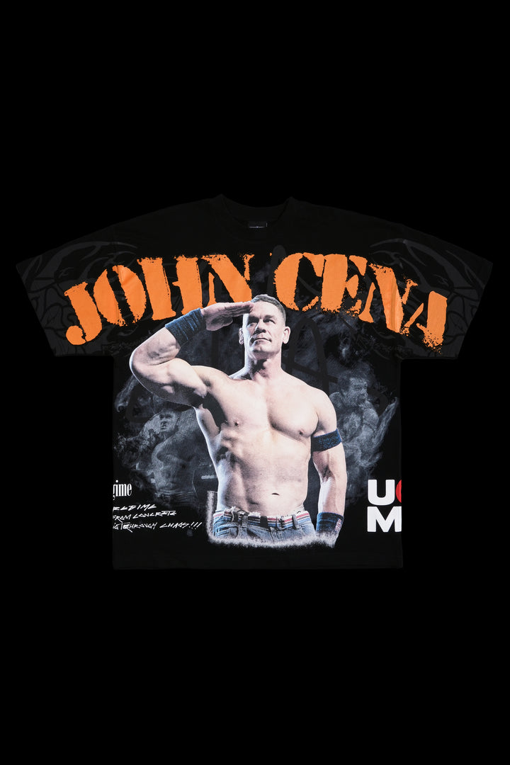 Cena's Chaos American Classic Oversized Tee in Black