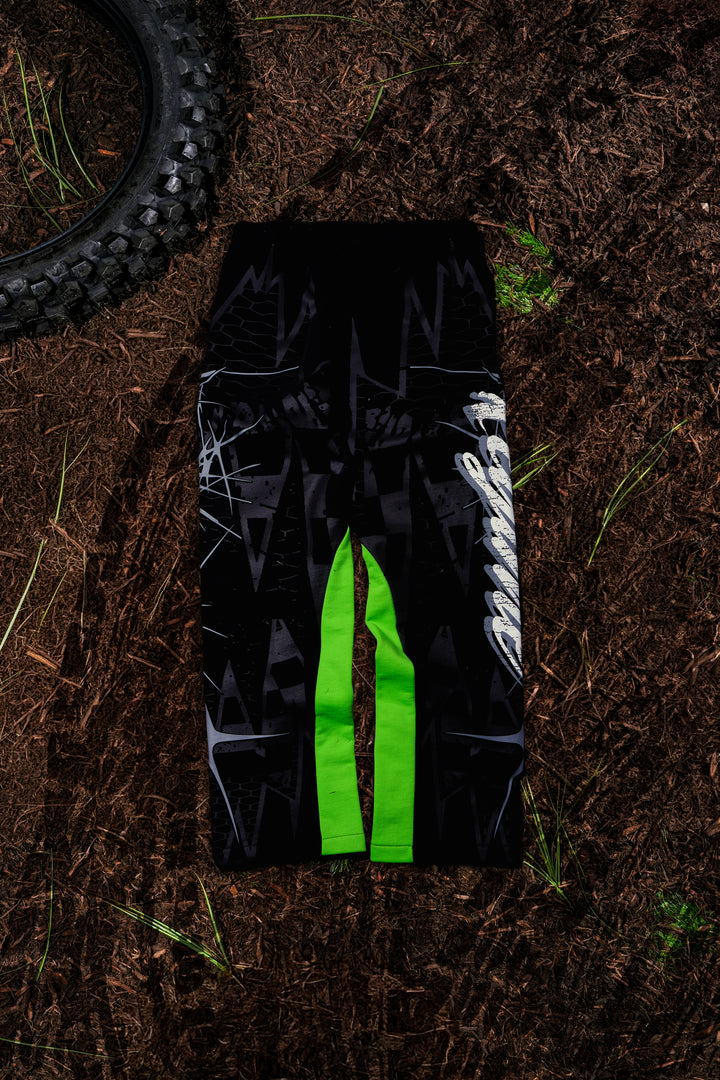 Dirt Baby Eternal Wide Leg Fleece Pants in Vintage Black