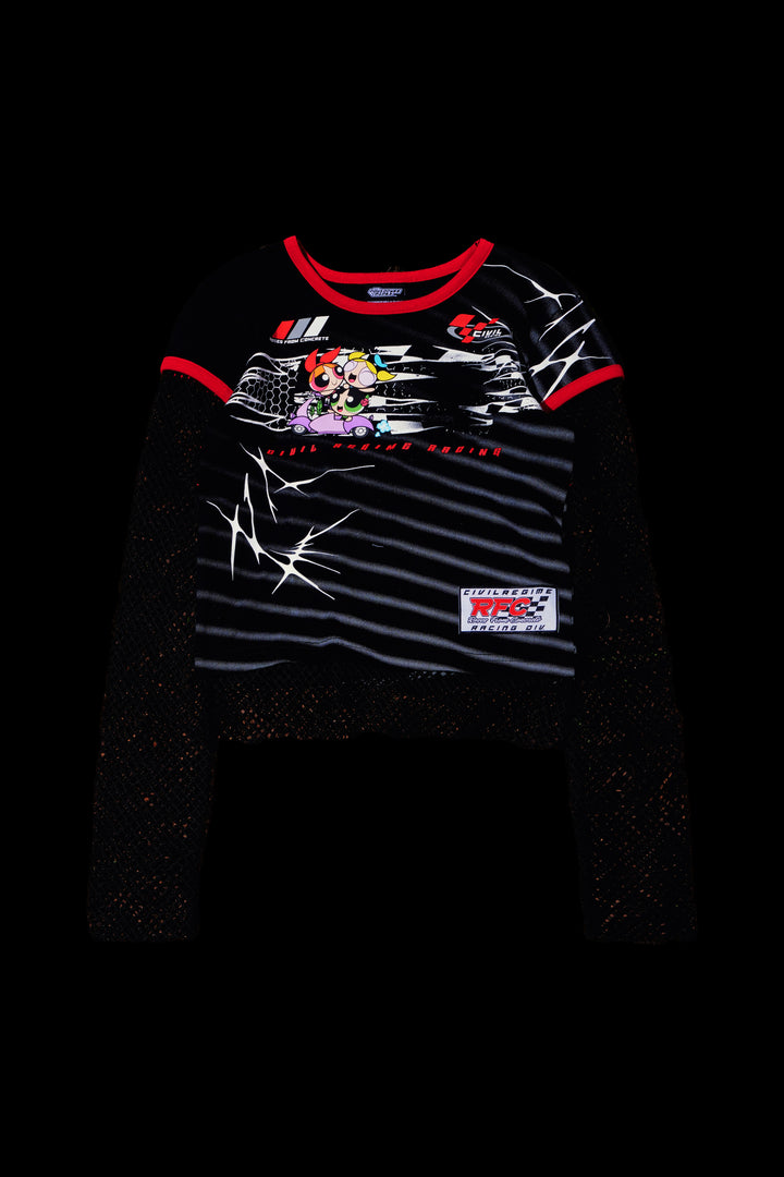 Undercover Puff Hellveil Mesh Twofer in Black
