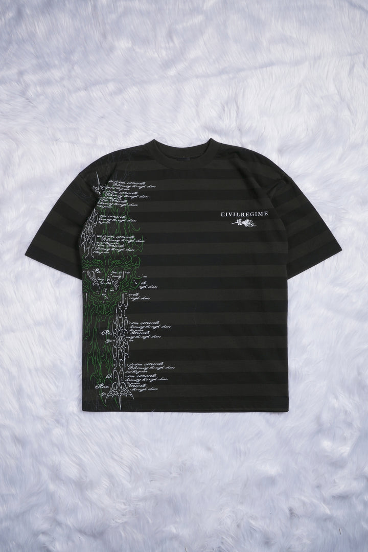 Melancholy 199X Oversized Tee in Black
