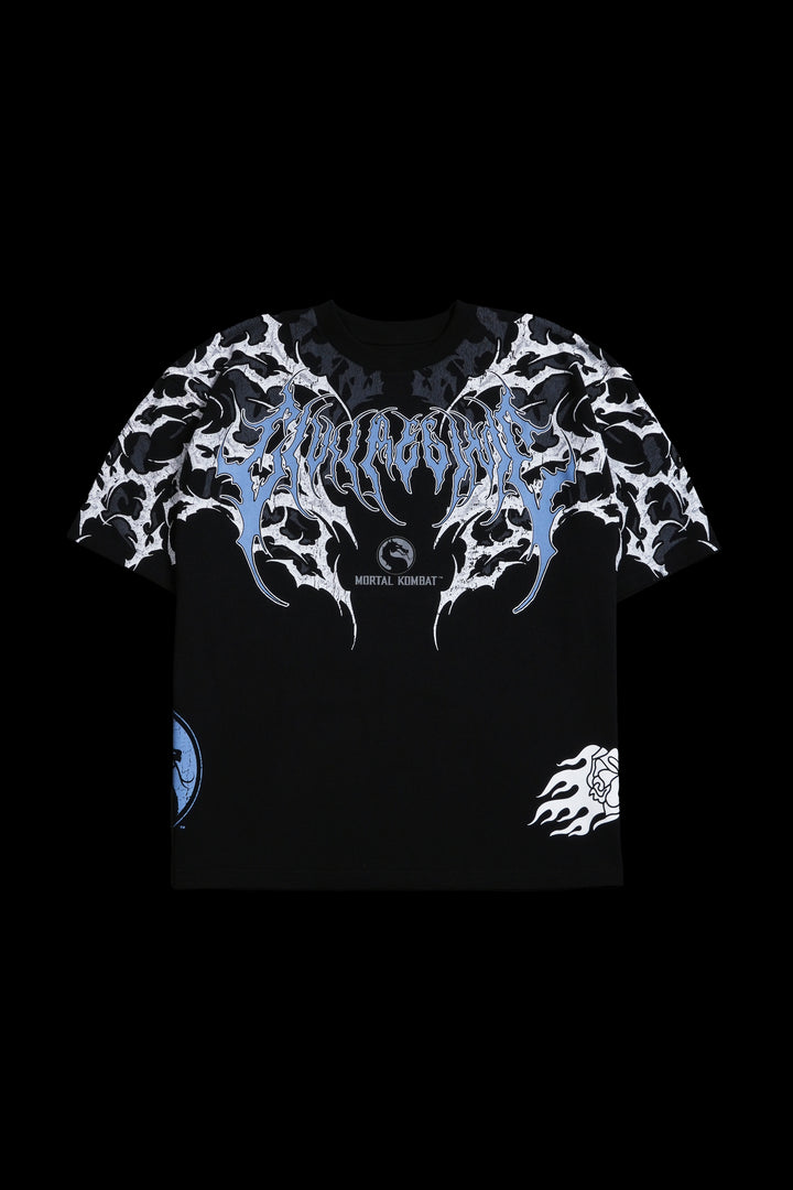 Sub-Zero 199X "Side By Side" Oversized Tee in Black