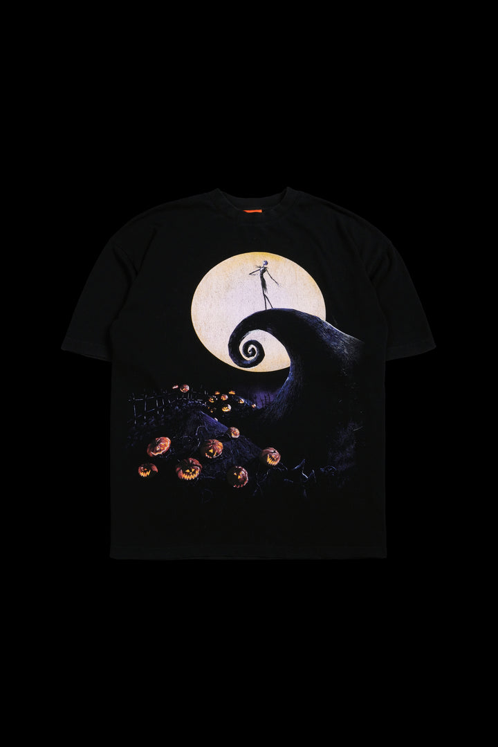 Moonlight Glow American Classic Oversized Tee in Vintage Black