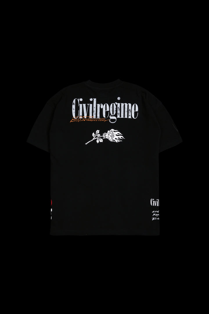 Cena's Chaos American Classic Oversized Tee in Black