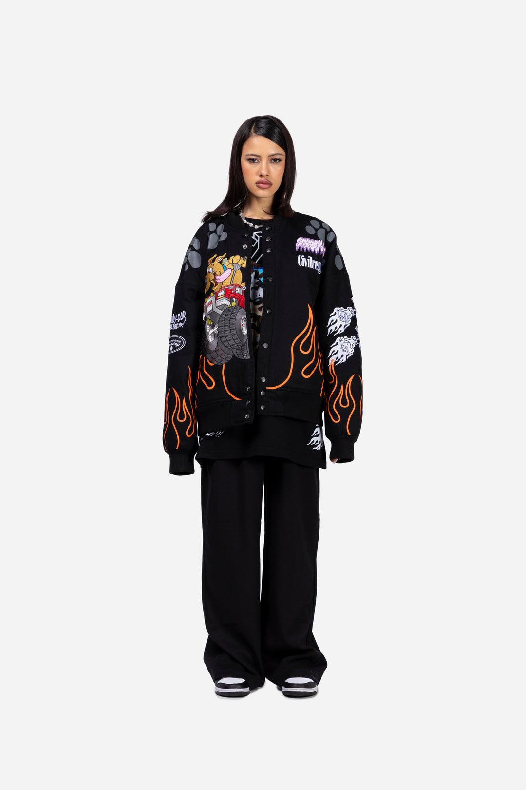 Scooby Doo Racing Jacket in Black