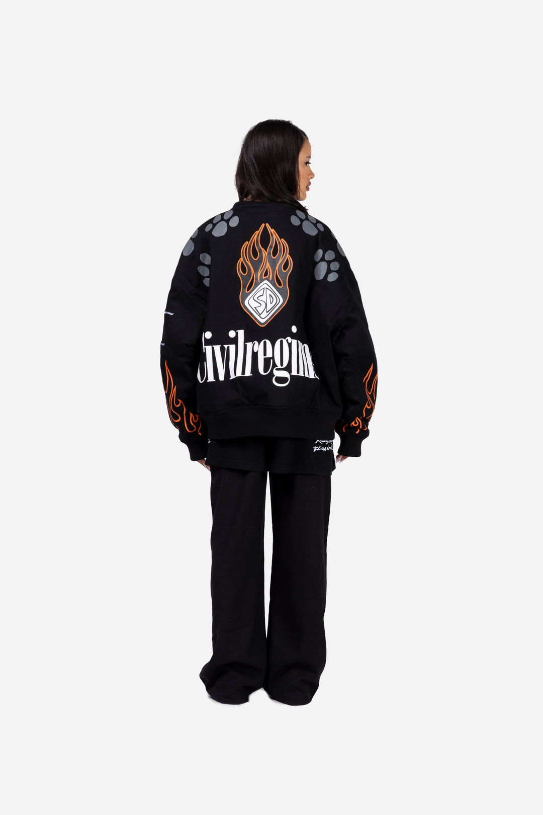 Scooby Doo Racing Jacket in Black