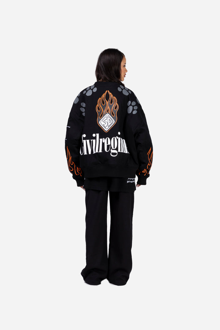Scooby Doo Racing Jacket in Black