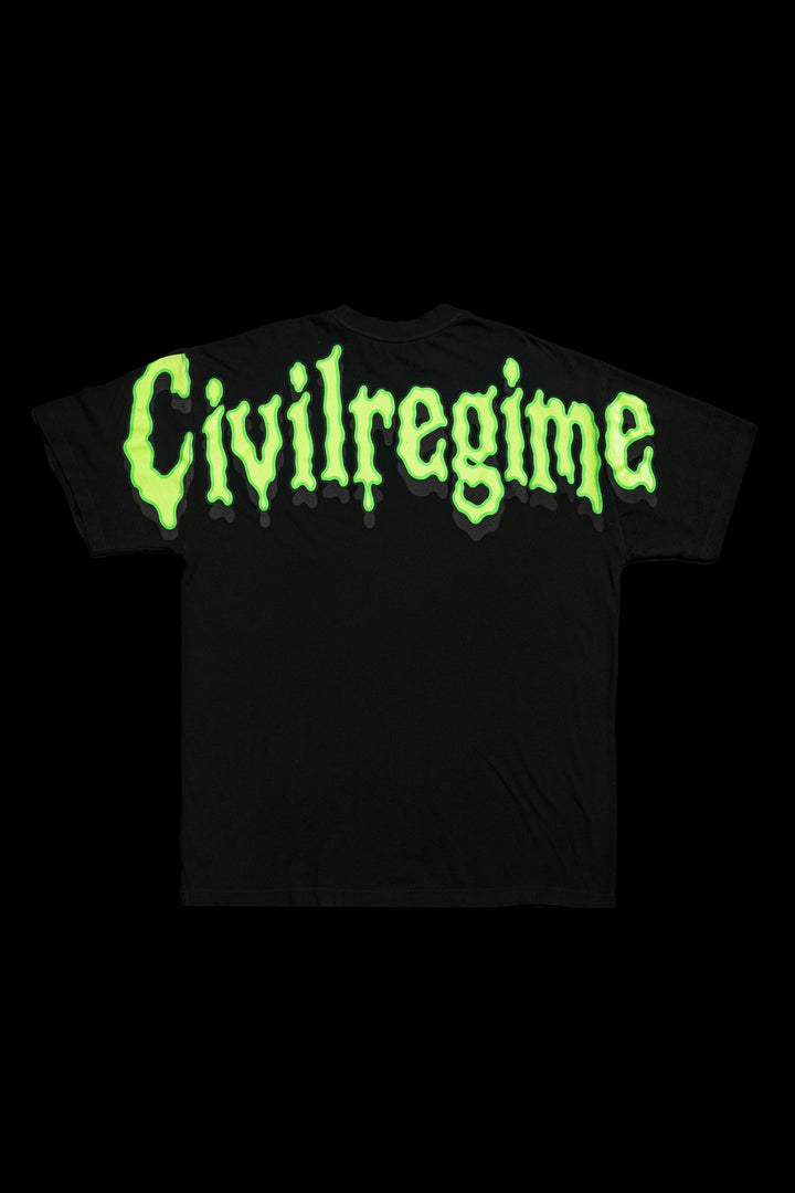 Fright Night American Classic Oversized Tee in Black