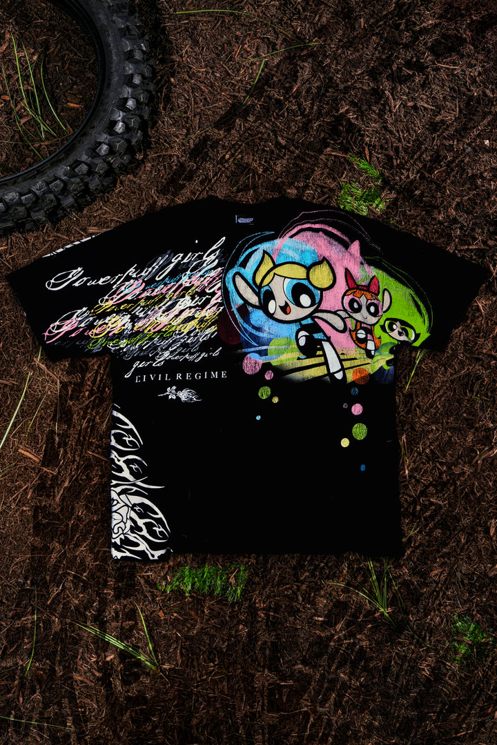 Cityscape American Classic Oversized Tee in Black