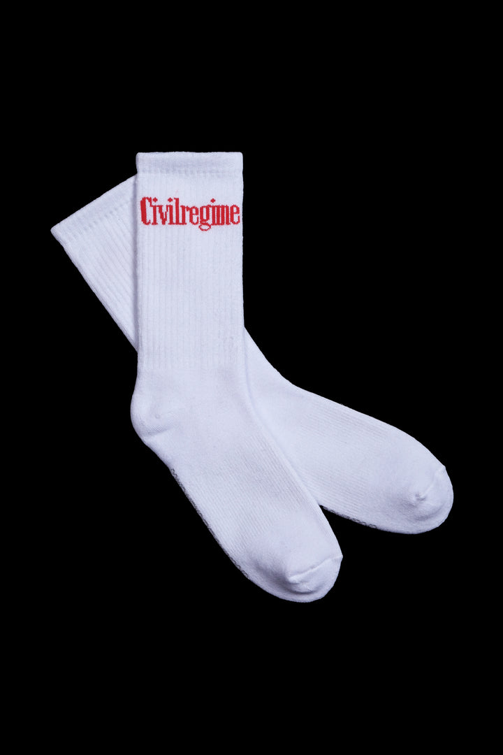 Blacklisted Socks in White