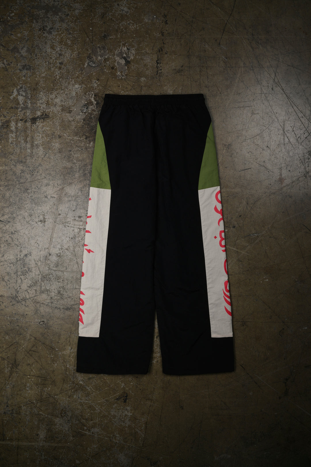More Pain More Gain Track Pants in Black/All Over Print
