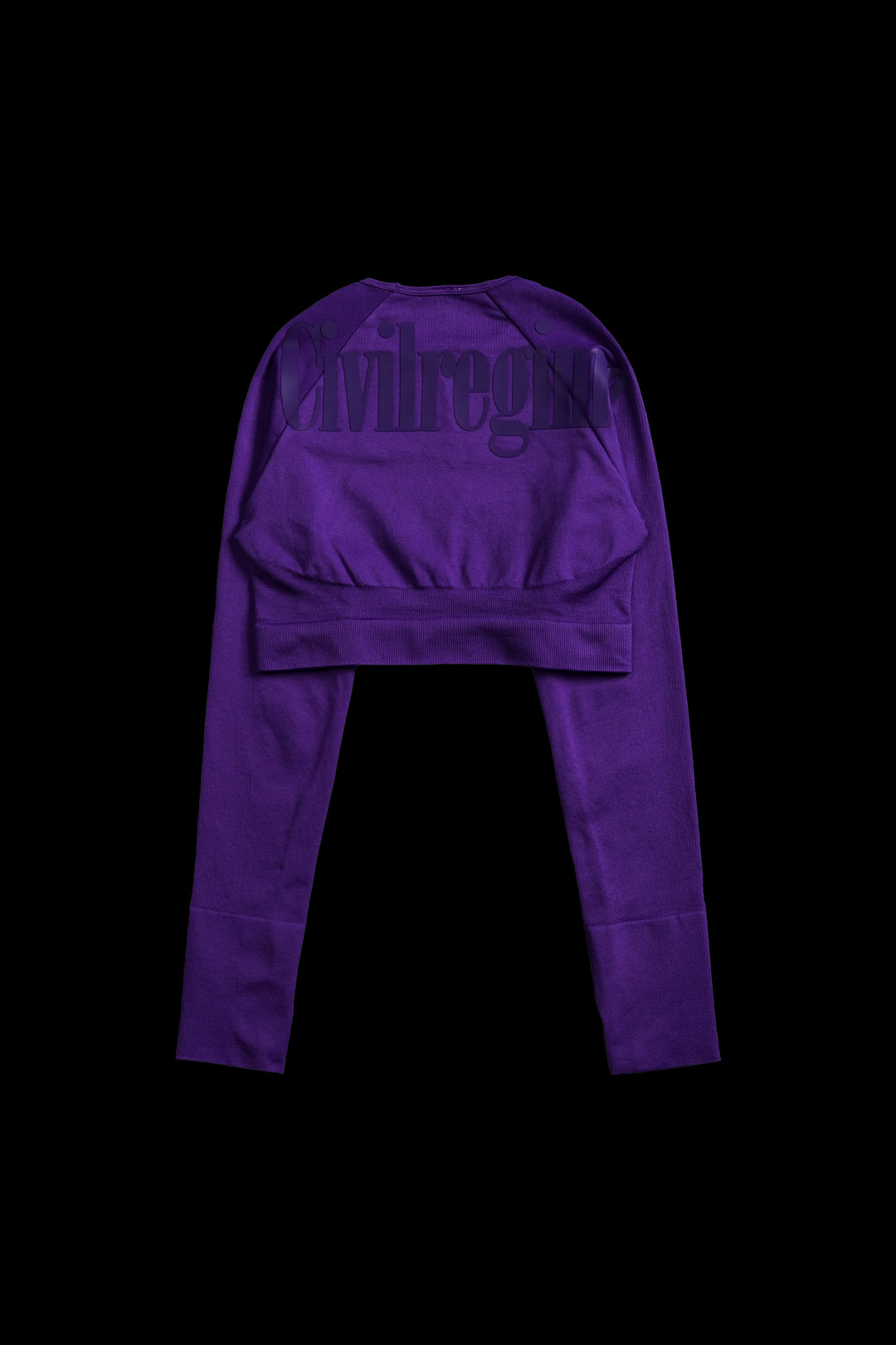 Concrete Kelly Seamless L/S Top in Deep Dark Purple