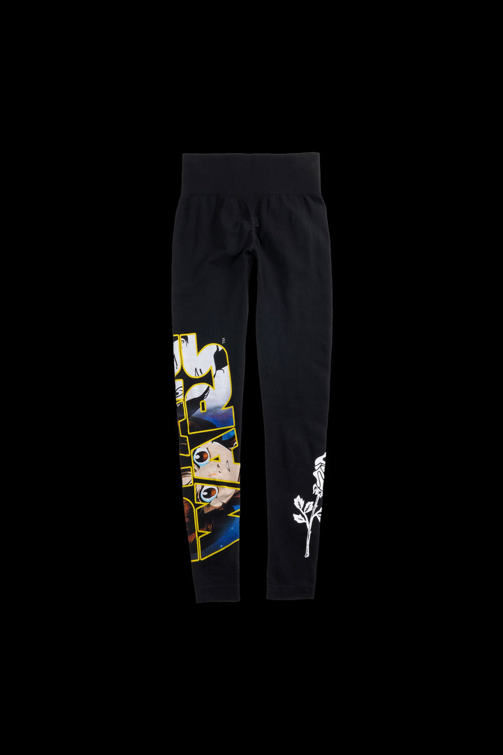Star Wars Leia Kelly Seamless Scrunch Leggings in Black