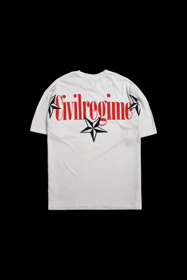 Signal Flare American Classic Oversized Tee in Butter